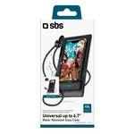 SBS Wasserfeste Hülle für Smartphones bis zu 6.7" mit Umhängeband,