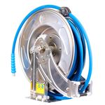 CEJN Schlauchaufroller für Flüssigkeiten und Druckluft, offen, NBR Gummi, 15 m, 9.9 × 16.6 mm, R 3/8"