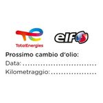 ELF Ölwechsel-Etikette 2025, IT, 1 Stk.