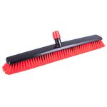 Balai brosse Heavy Duty 60 cm, corps en polypropylène noir avec écrou-