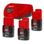 MILWAUKEE Energy pack a batteria, M12NRG-303