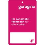 garagino Ölwechsel-Etikette, DE