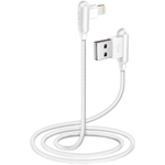 SBS Câble,USB-A à Lightning à angle de 90°, 1 m, blanc