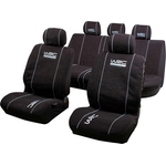 WRC Sitzbezug-Set, 5-teilig, universal, schwarz