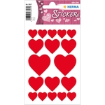 HERMA Sticker, coeurs rouges