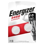 Energizer Pile bouton CR2450 lithium, 3.0 V, 2 sous film blister