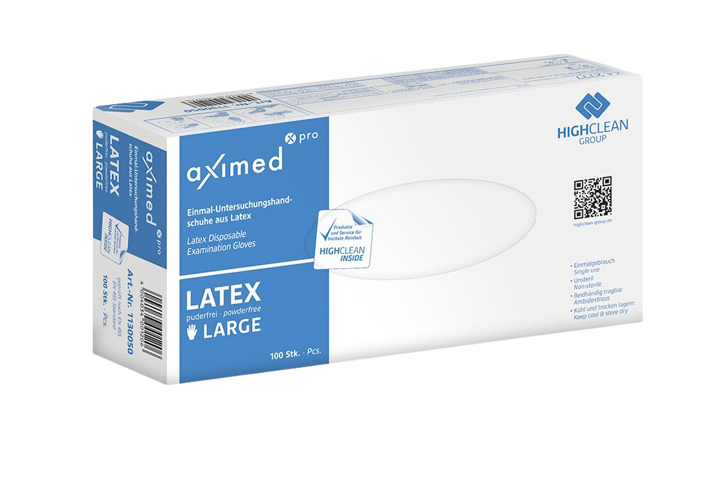 esa.ch - plus que des achats | aximed gants en latex, blanc, taille L ...